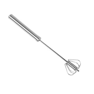 China Viable Turning Household Semi Automatic Manual Kitchen Stainless Steel Stirrer Beater Cooking Tools for sale