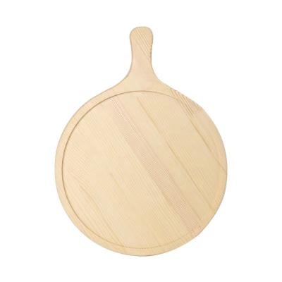 China Sustainable Wooden Pizza Baking Tray Round Steak Sushi Plate for sale