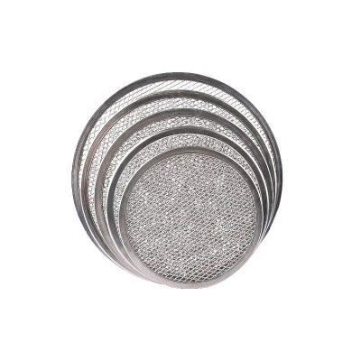 China Viable Round Pizza Grilling Mesh Baking Tray Pizza Sieve Tools for sale