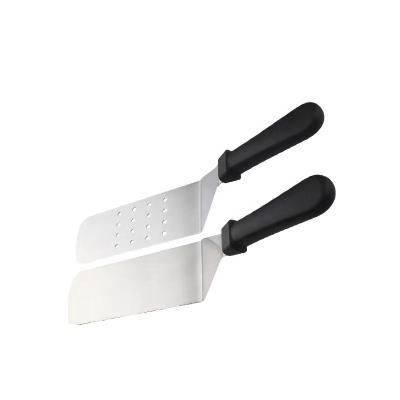 China Long Sustainable Stainless Steel Cooking Spatula Baking Tools Pizza Spatula for sale