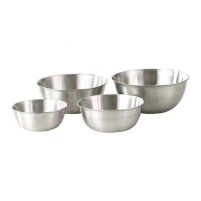 China 304 Viable Food Grade Stainless Steel Egg Beater Salad Bowl Flour Bowl Baking Tools for sale