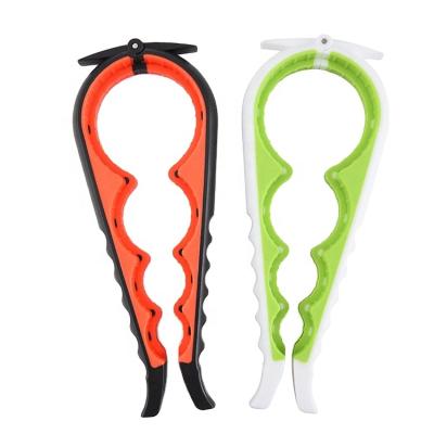 China Newest Viable 4 In 1 Can Bottle Jar Opener , Single Handle Swirl Opener Wholesaler for sale