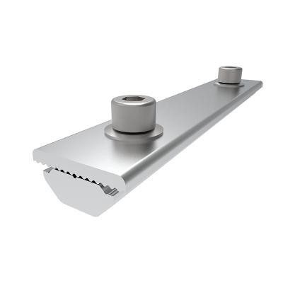 China Commercial Solar Mounting Rail Connector Kit With Stainless Steel Solar Panel Roof Bracket for sale