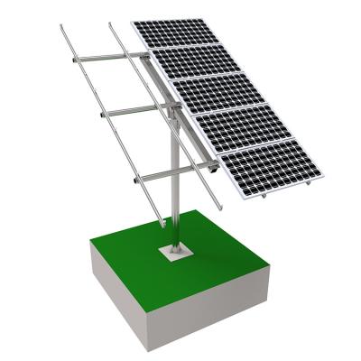 China Solar Ground Mounting Solution Pole Ground Mounting Structure Aluminum Structure for sale