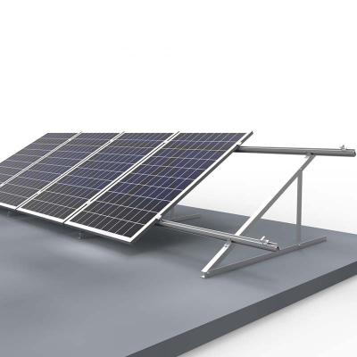 China Anodized Solar Mounting Flat Roof PV Racking Triangle Frames Aluminum System Solar Panel Bracket for sale