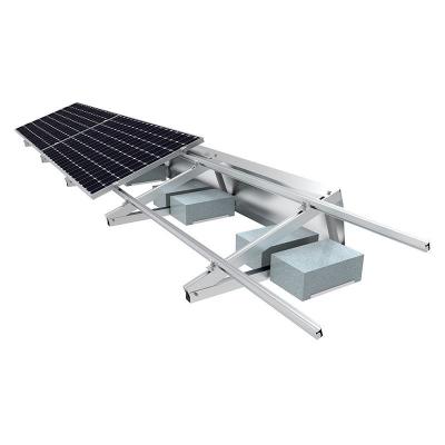 China Anodized Ballast Aluminum Aluminum Bracket Aluminum Solar Panel Mounting Bracket Concrete Solar Mount for sale