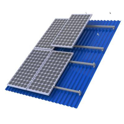 China AL6005-T5 Tin Roof Solar Mounting Structure Kits Aluminum Solar Panel Bracket for sale