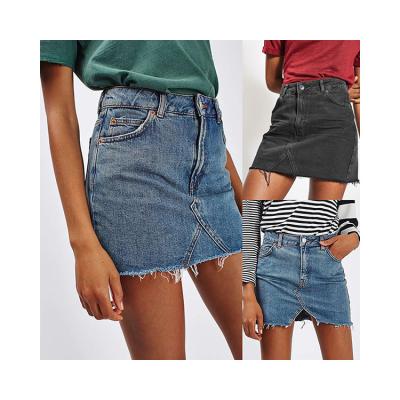 China Plus Size YH6520 Clothing Vendor 2021 Clothing Jupe Femme Women Jeans Skirts for sale