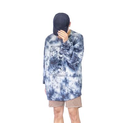 China Anti-wrinkle tie dye plus size Men's Hoodies and Sweatshirts Fashion Hoodies Streetwear Factory Made for sale