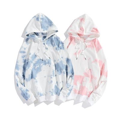 China Low MOQ One Drop Hair QUICK DRY Fashion Tie Dye Custom Hoodies and Sweatshirts Tie Dye Hoodies for sale