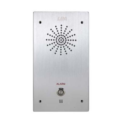 China High-grade Brushed Aluminum Alloy IP PoE Intercom Audio Station for sale