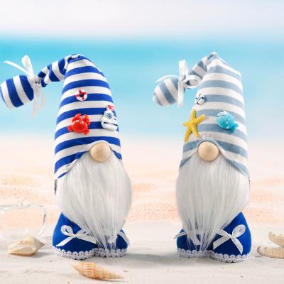 China Party Decoration 2022 New Gnome Plush Border Doll Striped Foot Big Gnome Doll Faceless Store Decoration for sale