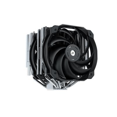 China Dual Processor Towers CPU Cooler With 2*14cm FDB Fans &6 pcs Heat Pipes for sale