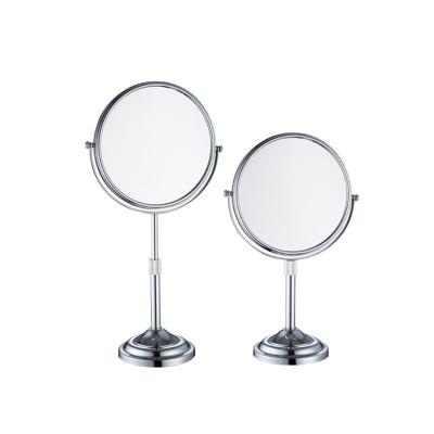 China HSY-658 Round Adjustable Height High End Magnifying Table Top Cosmetic Mirror for sale