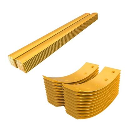 China Building material stores GET. spare parts boron motor grader blade steel curved cutting edge for sale