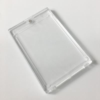 China Supermarket Label Stationery Acrylic Playing Card Cases Hard Plastic Card Cases For Trading Card Cases for sale