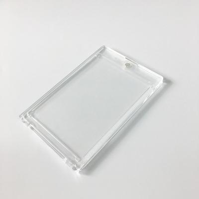 China Customizable Magnetic Ultrasonic Card Holder PVC Toploader Card Slab Game Card Holder for sale