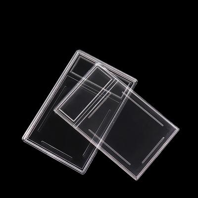 China Fashion high quality slab transparent acrylic stamp display case for stamp collection for sale