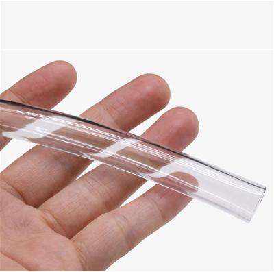 China 25mm Inner Diameter Plastic Transparent PVC Soft Tube Supermarket Label Stationery Hose Flexible Water Pipe for sale