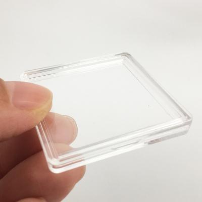 China Custom Size Empty Plastic Clear Coin Capsule Bullion Nickel Storage Case For Collection for sale