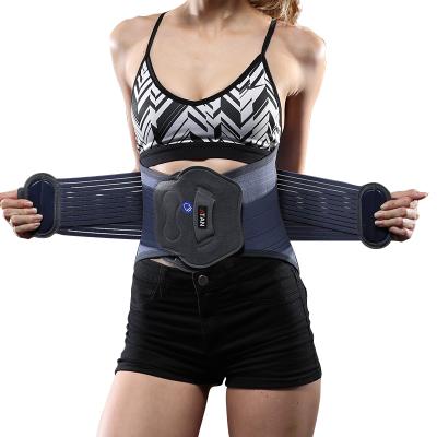 China Breathable and Reinforcement Medical Elastic Lumbar Belt ATAN Neoprene Back Brace Waist Belt Lumbar Support Belt for sale