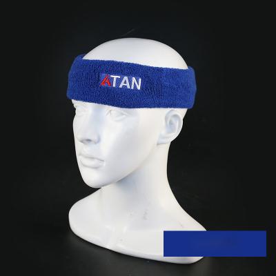 China ATAN Universal Unisex Strong Elastic Headband Fitness Basketball Headband Gym Stretch Headband Women Men Yoga Headband Sports Cotton Headband for sale