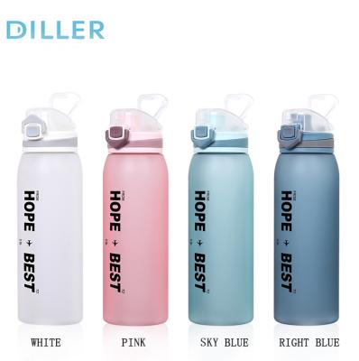 China Tritan-D20-900ML Plastic Sports Water Cups For Outdoor Men And Women Fitness With Large Capacity for sale