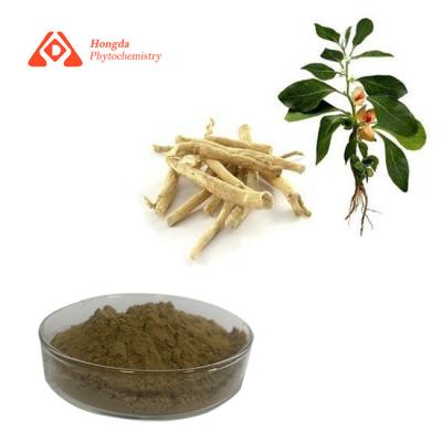 China Food Grade Ashwagandha Extract Powder 80mesh Withanolide 2.5% 5% HPLC for sale