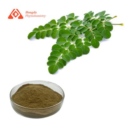 Cina Polvere gialla dell'estratto della foglia di Moringa di 10:1 degli ingredienti dell'ossidante di Brown anti in vendita