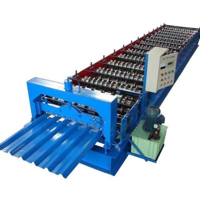 China Processing corrugated steel sheets Prepainted Galvanized Steel Roofing Sheets Roll Forming Machine Tile Press Machine For Build Material Sheets for sale