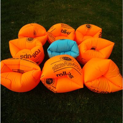 China Sustainable Custom Inflatable Arm Bands Flotation Sleeves Water Wings PVC Swimming Ring Arm Floats For Adults Kids for sale