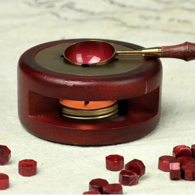 China Wholesale Wood Wax Seal Furnace Retro Sealing Furnace Hotter Stove For Wedding Envelope Stamp for sale