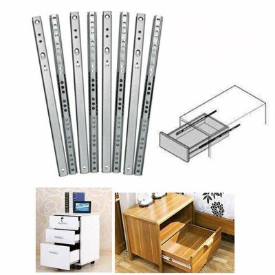 China Wholesale Traditional Ball Bearing Drawer Runner Drawer Slide Any Size 17mm Length For Amazon for sale