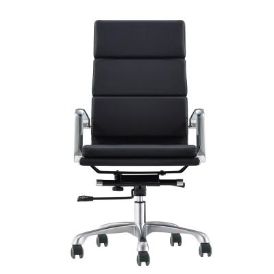 China (Height) Fashion Design High Back Protection Adjustable Executive Leather Meeting Room Office Soft Chair for sale