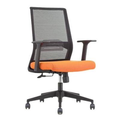 China Working Upholstery Mesh(Height)Adjustable Cheap Price Back Staff Mid Revolving Back Office Chair for sale