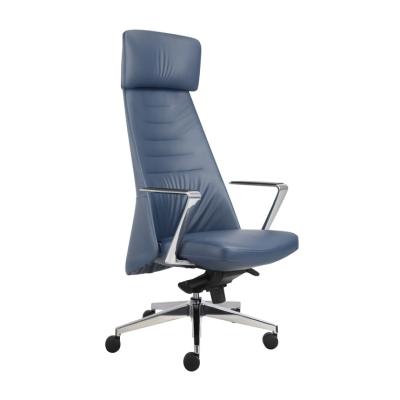 China Light Adjustable Luxury High Back Modern Executive Office Manager (Height) Leather Chair For Sale for sale