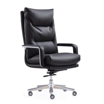 China Wholesale Adjustable Commercial Furniture High Back PU Leather Executive Office Chair For Office Building for sale