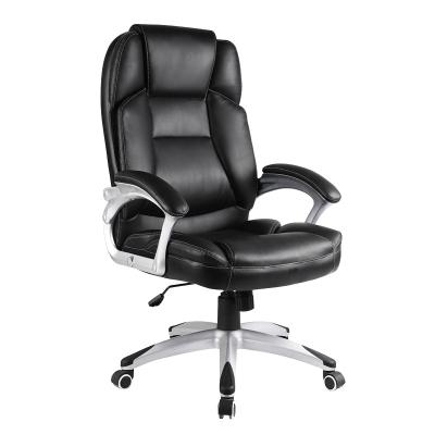 China (Size)Adjustable Luxury Hot Selling Leather Reclining High Back Swivel Manager Office Chair For Home Office for sale