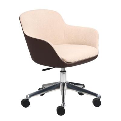 China Other Modern Nordic Design Mid Back Fabric Cushion Leisure Office Chair For Hotel Rooms for sale