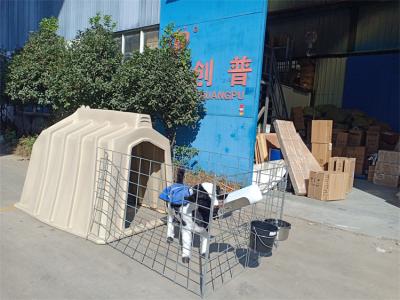 China 2200 X 1500 X 1550mm Calf Housing Plastic Calf Shelters For Calves Sheep And Goats for sale