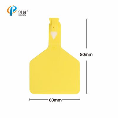 China Highly Visible Long Lasting TPU Cattle Ear Tags for Livestock Management for sale