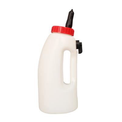 China Easy Handle Calf Feeding Bottle with Slow Flow Nipple for Milk 4 Liter for sale