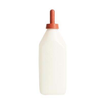 China 4Litre Easy To Clean White Calf Feeding Bottle With Anti Slip Grip for sale