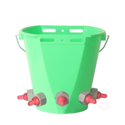 China 1.5 Gallons Calf Feeding Bucket With Sturdy Handles And Non Tip Base for sale