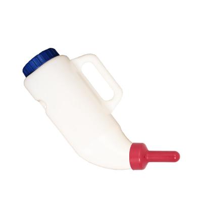 China Small Pe 4l Calf Feeding Bottle White Color Natural Rubber Food Grade for sale