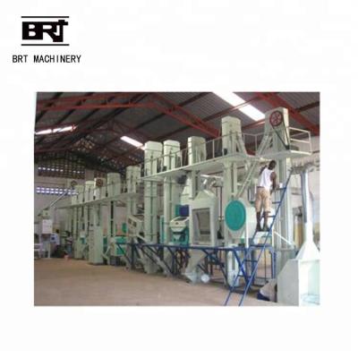 China High Efficiency 100 Tones Rice Mill Equipment Turnkey Modern Combined Plant for sale