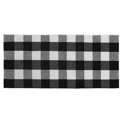 China Best Manufacturer Polyester And Cotton Plaid Blanket Floor Simple Design Washable Anti Slip Anti Slip Printed Blanket for sale