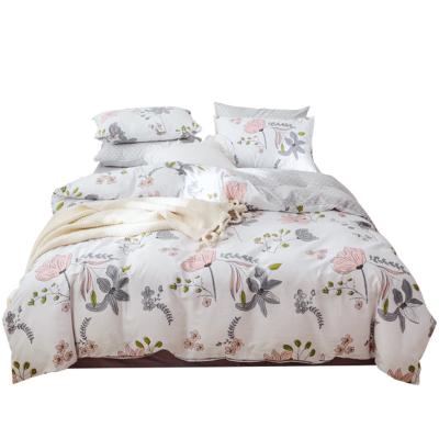 China Nondisposable Cotton Bedding Fabric Bed Sheet Stock Bedding Sets 100% Cotton for sale