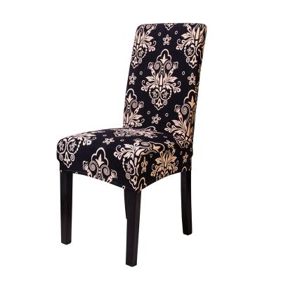 China Simply Wholesale Cheapest Jacquard Chair Cover Dining Table Chair Covers for sale