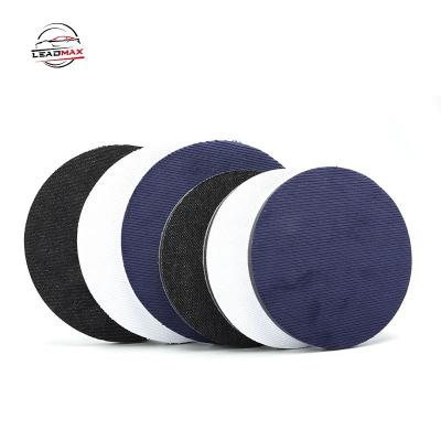 China Strong Durability 3/5/6 Inch Denim Polish Pad Jeans Foam Buffing Pad Remove Orange Peel Car Care Polish Cut Pad for sale